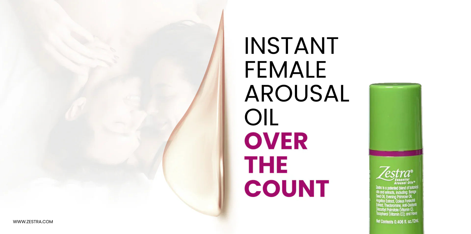 Instant female arousal Oil over the count