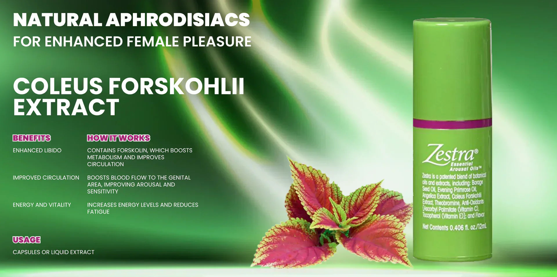 Natural aphrodisiacs for women