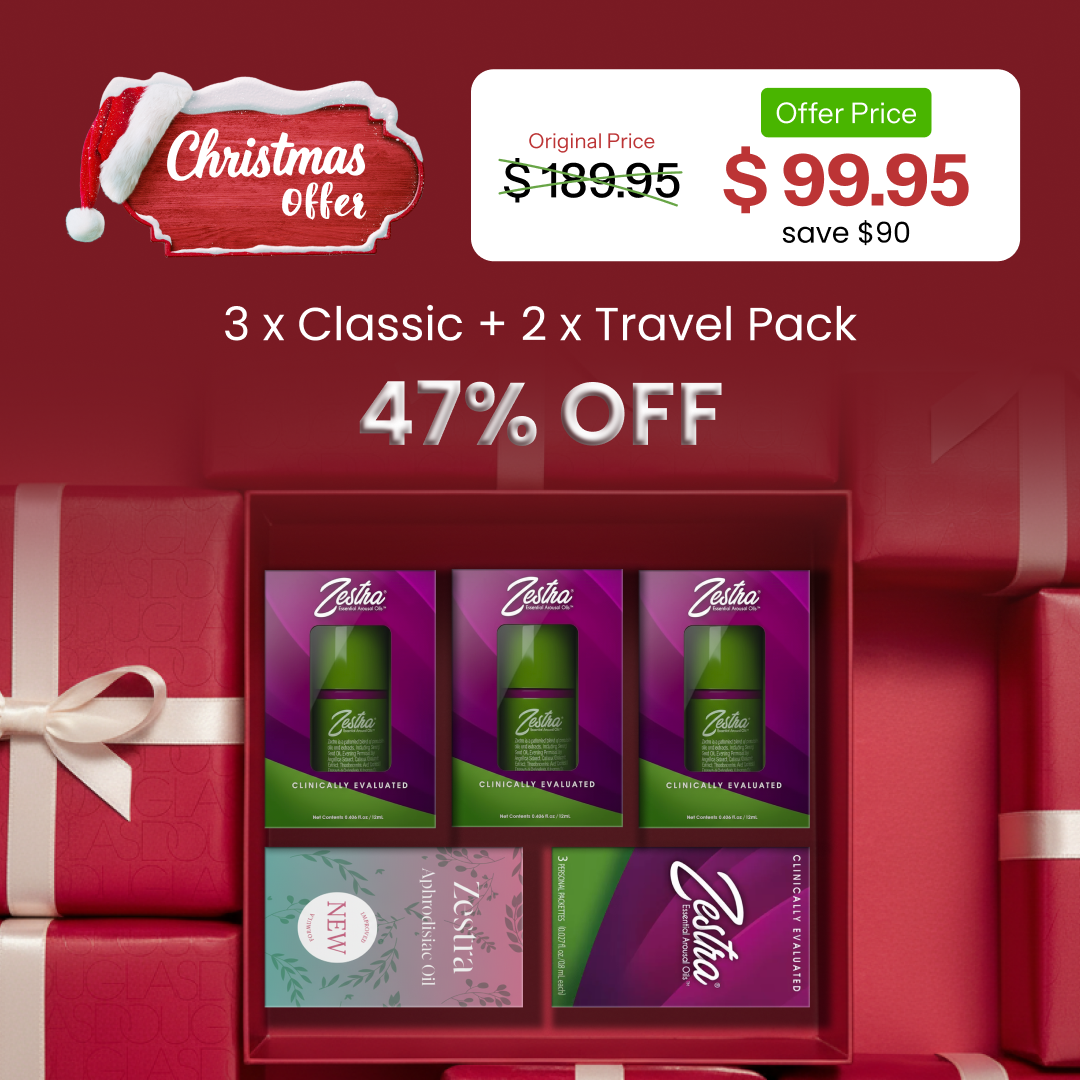 Christmas Sale Exclusive: 3 x Arousal Oil + 2 x Travel Pack