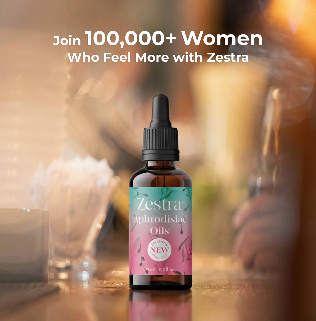 Huile Aphrodisiaque pour Femmes | Huiles essentielles pour l'excitation fminine - Zestra Huile Aphrodisiaque pour Femmes | Huiles essentielles pour l'excitation fminine - Zestra
