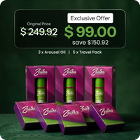 Zestra Arousal Oil Value Pack – Save $150 | 3 Full Bottles + 5 Travel Packs